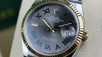 Thumbnail von Rolex Datejust 36 Steel Gold - Wimbledon - like New - Fullset - 05/2022