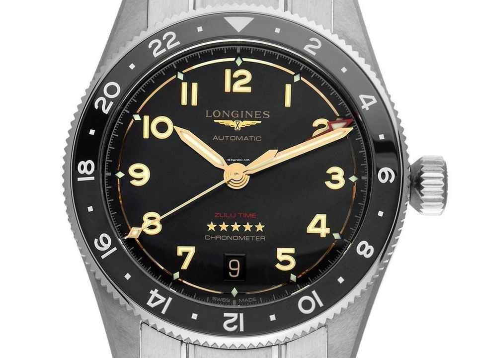  Longines Spirit ZULU Time Ref.L3.802.1.53.6 2025 Full Set Ungetragen 