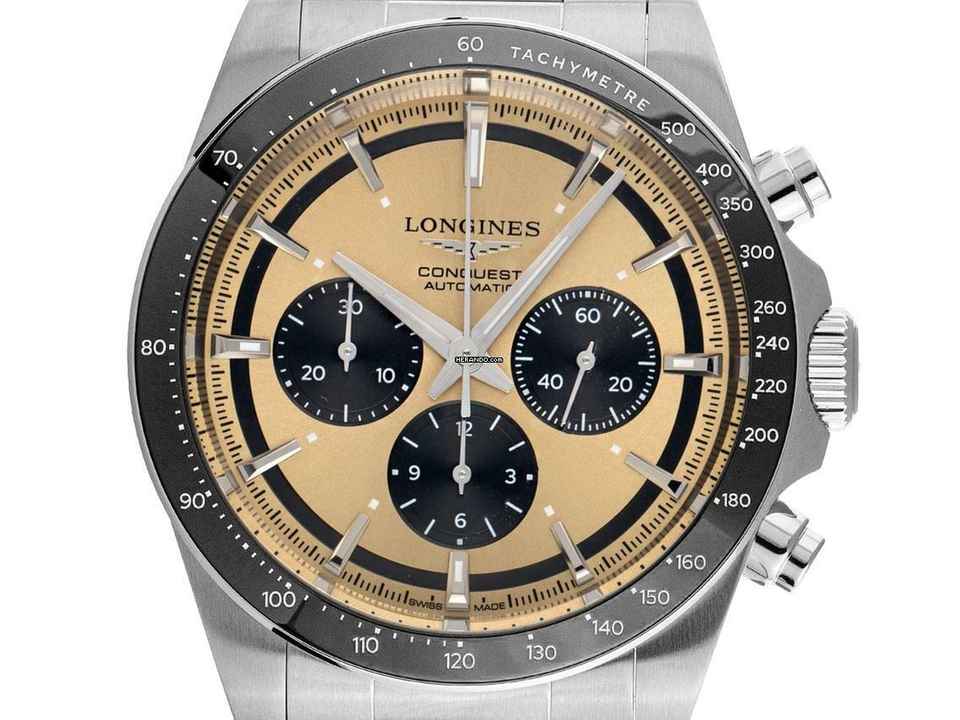  Longines Conquest Chronograph Ref.L3.835.4.32.6 2025 Full Set Ungetragen 
