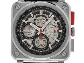 Thumbnail von Bell & Ross BR 03-94 Chronographe Aviation BR0394 Ref.BR0394-BL-SI/SCA 2023 Full Set Ungetragen Vintage