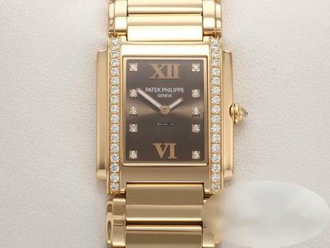  Patek Philippe Twenty~4 Twenty 4 4910 Rosegold 750 Diamanten Damen Gold Medium 