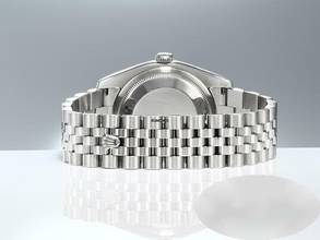 Thumbnail von Rolex Datejust 36 36mm 116244 2011 Stahl Weissgold 750 Wave Diamanten Automatik Stainless Steel 18kt White Gold Jubilé-band Chronometer Oyster