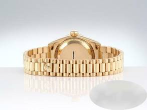 Thumbnail von Rolex Lady-Datejust Gelbgold 750 Diamanten 1996 Automatik 18kt Yellow Gold Damen President-band Chronometer Oyster