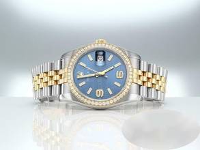 Thumbnail von Rolex Datejust 36 36mm 116243 2011 Stahl Gelbgold 750 Diamanten Automatik Gold