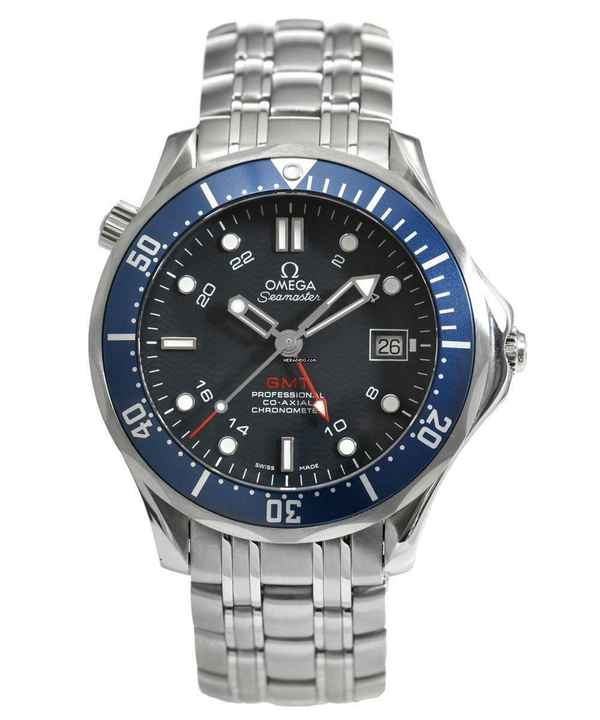  Omega Seamaster Diver 300 M GMT Co-Axial Chronometer Ref. 2535.80.00 