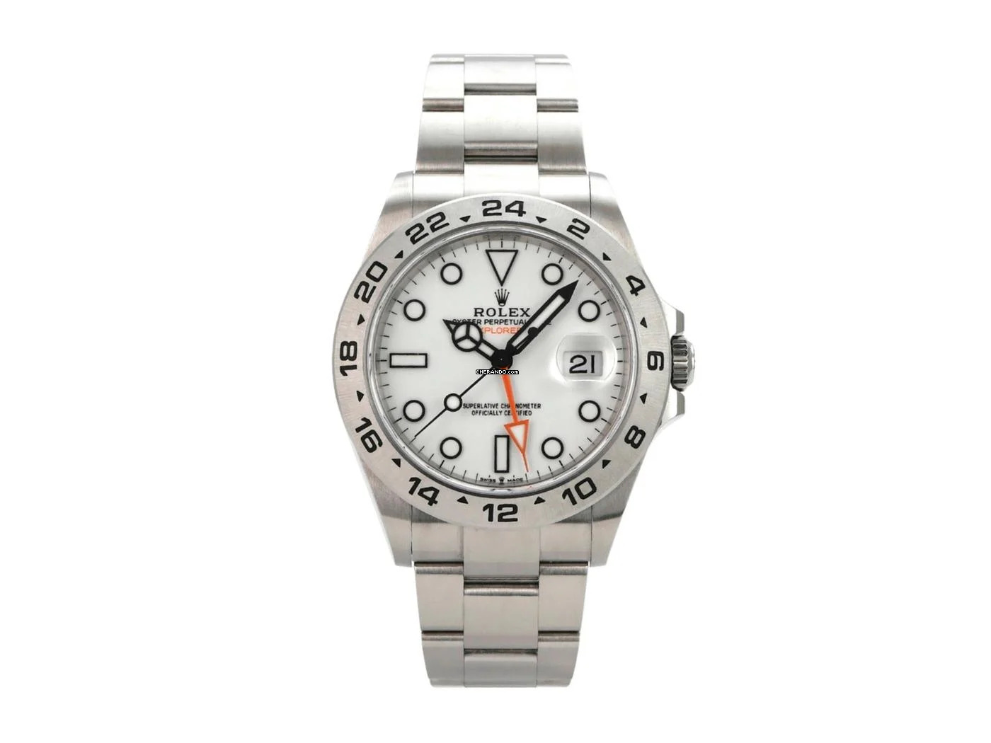  Rolex Explorer II 42 Edelstahl Ref. 226570 Zifferblatt Weiß 