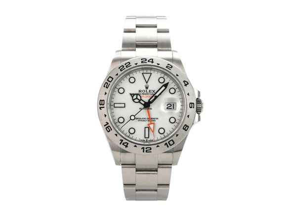  Rolex Explorer II 42 Edelstahl Ref. 226570 Zifferblatt Weiß 