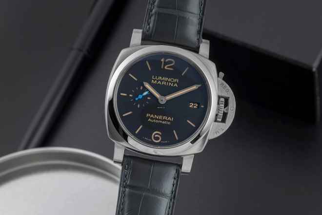  Panerai Luminor Marina 1950 3 Days Automatic 42 3 Days Stahl Automatik Ref. PAM01392 B&P 2019 