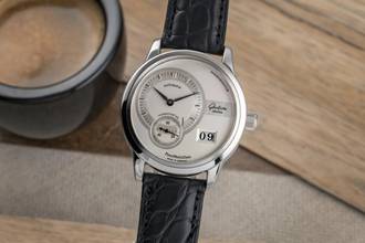Thumbnail von Glashütte Original PanoMaticDate Stahl Automatik Herrenuhr Ref. 90-01-02-02-04