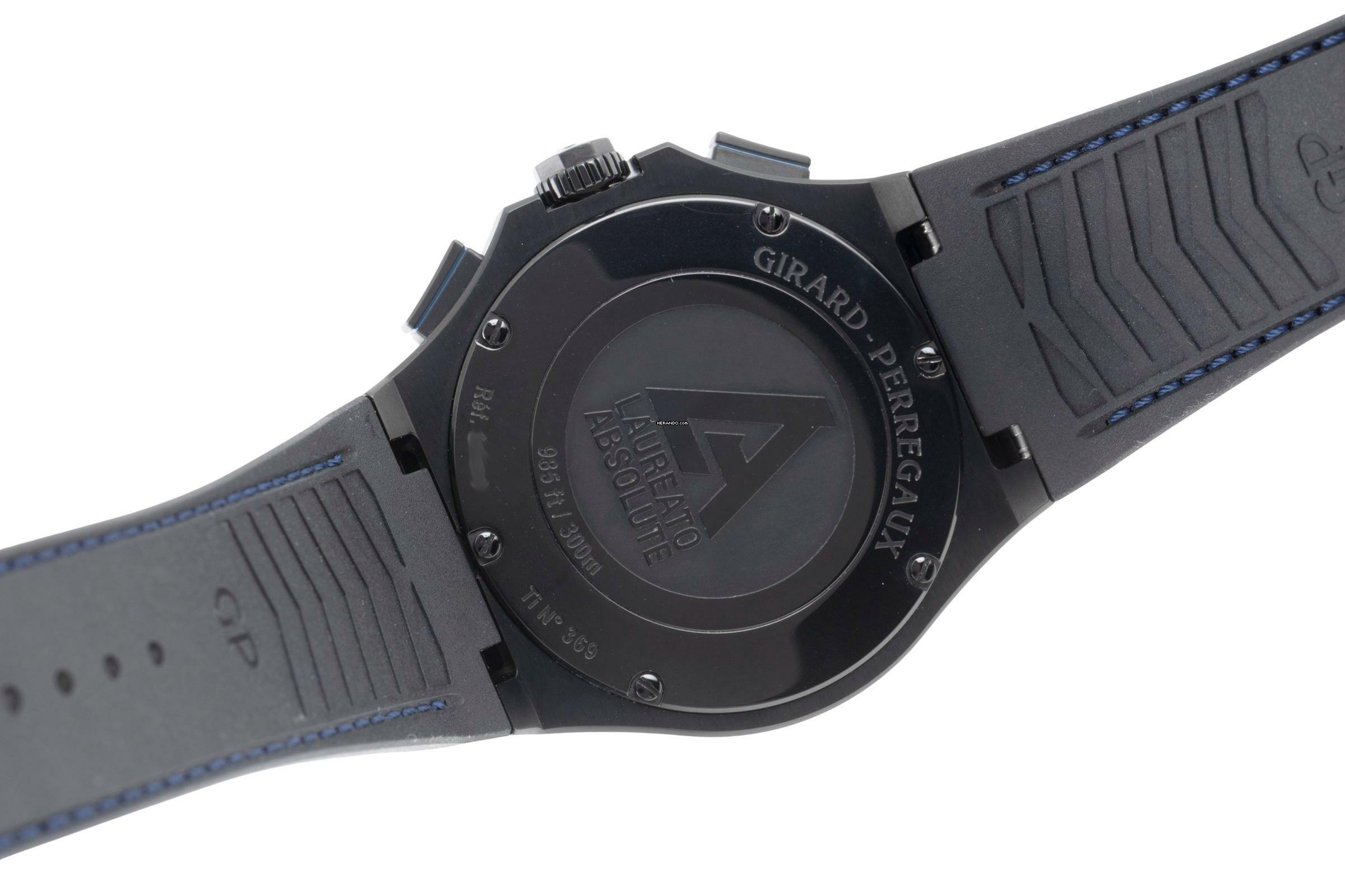 Thumbnail von Girard Perregaux Laureato Chronograph Titan Automatik 81060-21-491-FH6A B&P 2022