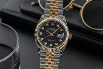 Thumbnail von Rolex Datejust 36 Stahl / Gold Automatik Diamant-Zifferblatt Ref. 126233 B&P 2019