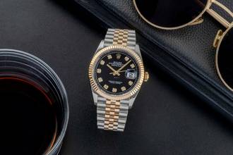 Thumbnail von Rolex Datejust 36 Stahl / Gold Automatik Diamant-Zifferblatt Ref. 126233 B&P 2019