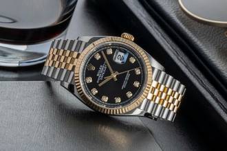 Thumbnail von Rolex Datejust 36 Stahl / Gold Automatik Diamant-Zifferblatt Ref. 126233 B&P 2019