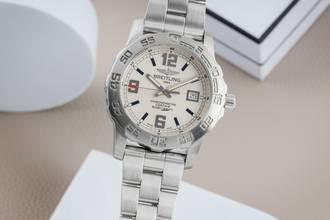 Thumbnail von Breitling Colt 44 Edelstahl Quarz Herrenuhr Ref. A7438710/G743 Papiere 2013