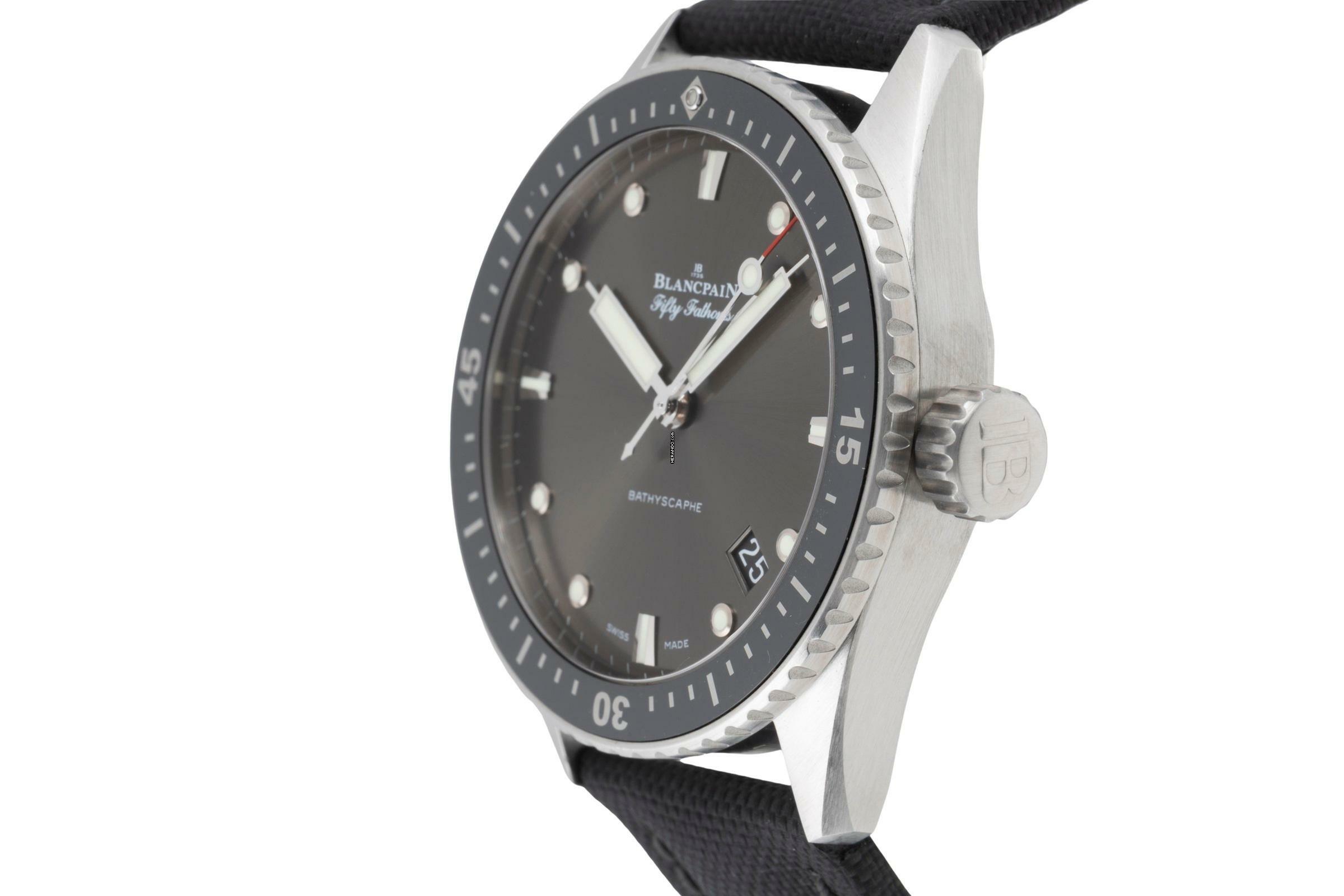 Thumbnail von Blancpain Fifty Fathoms Bathyscaphe Stahl Ref. 5000 1110 B52A