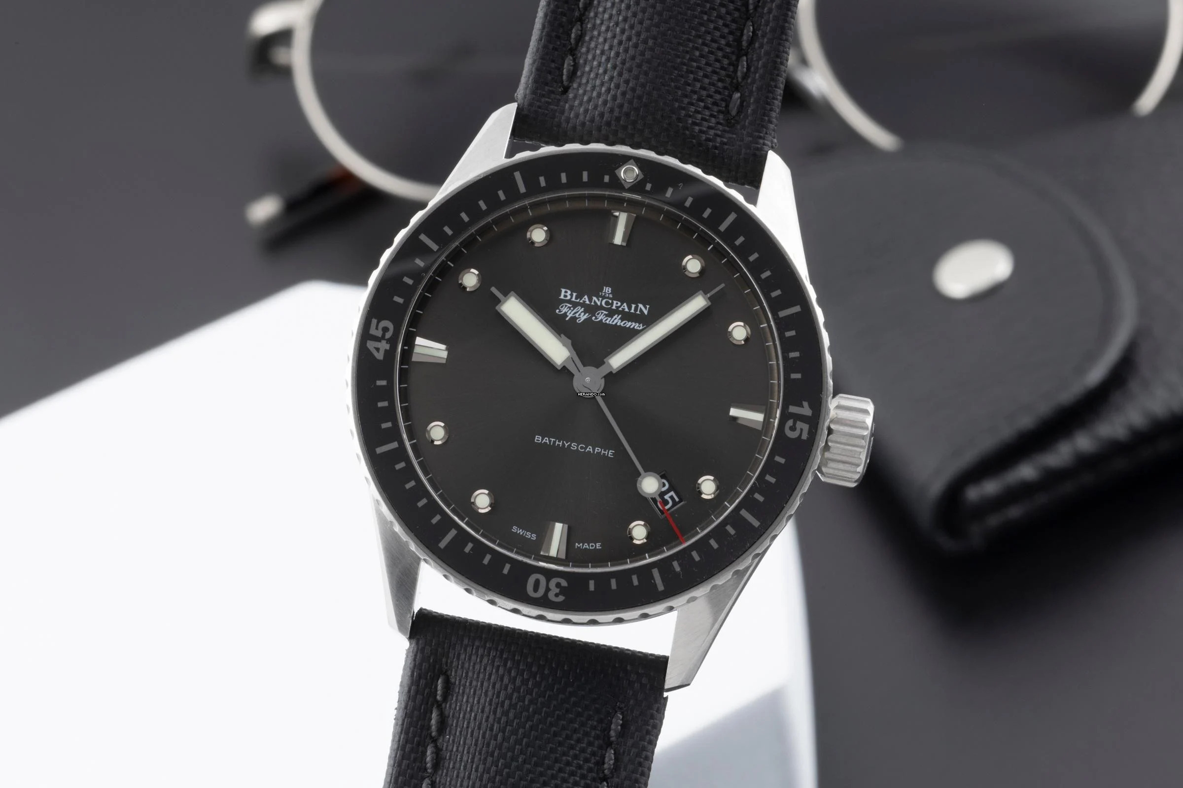  Blancpain Fifty Fathoms Bathyscaphe Stahl Ref. 5000 1110 B52A 