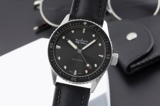  Blancpain Fifty Fathoms Bathyscaphe Stahl Ref. 5000 1110 B52A 