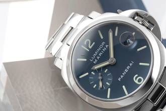 Thumbnail von Panerai Luminor Marina Automatic Edelstahl Automatik Herrenuhr Ref. PAM00120