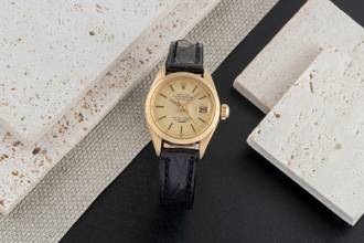 Thumbnail von Rolex Lady-Datejust Borke 18K Gold Automatik Damenuhr Oyster Ref. 6927