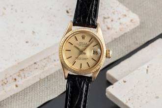 Thumbnail von Rolex Lady-Datejust Borke 18K Gold Automatik Damenuhr Oyster Ref. 6927