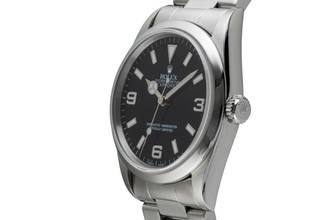 Thumbnail von Rolex Explorer 36 Black Dial Oyster Stahl Automatik Ref. 14270 A-Serie