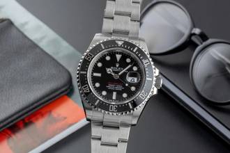 Thumbnail von Rolex Sea-Dweller Single Red Stahl Herrenuhr Ref. 126600 Box & Papiere 2019
