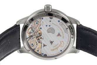 Thumbnail von Glashütte Original PanoReserve Edelstahl Handaufzug Herrenuhr Ref. 65-01-02-02-04 B&P