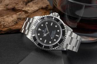 Thumbnail von Rolex Submariner (No Date) Oyster Edelstahl Automatik Herrenuhr Ref. 14060 B&P