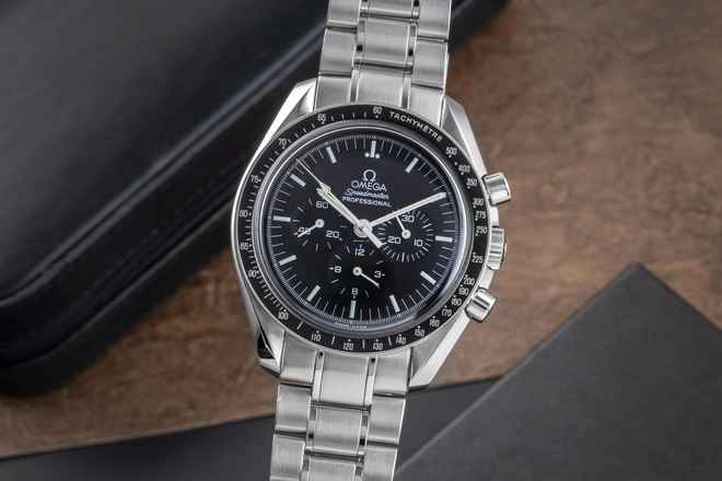  Omega Speedmaster Professional Moonwatch Stahl Handaufzug Ref. 311.30.42.30.01.005 Klassiker 