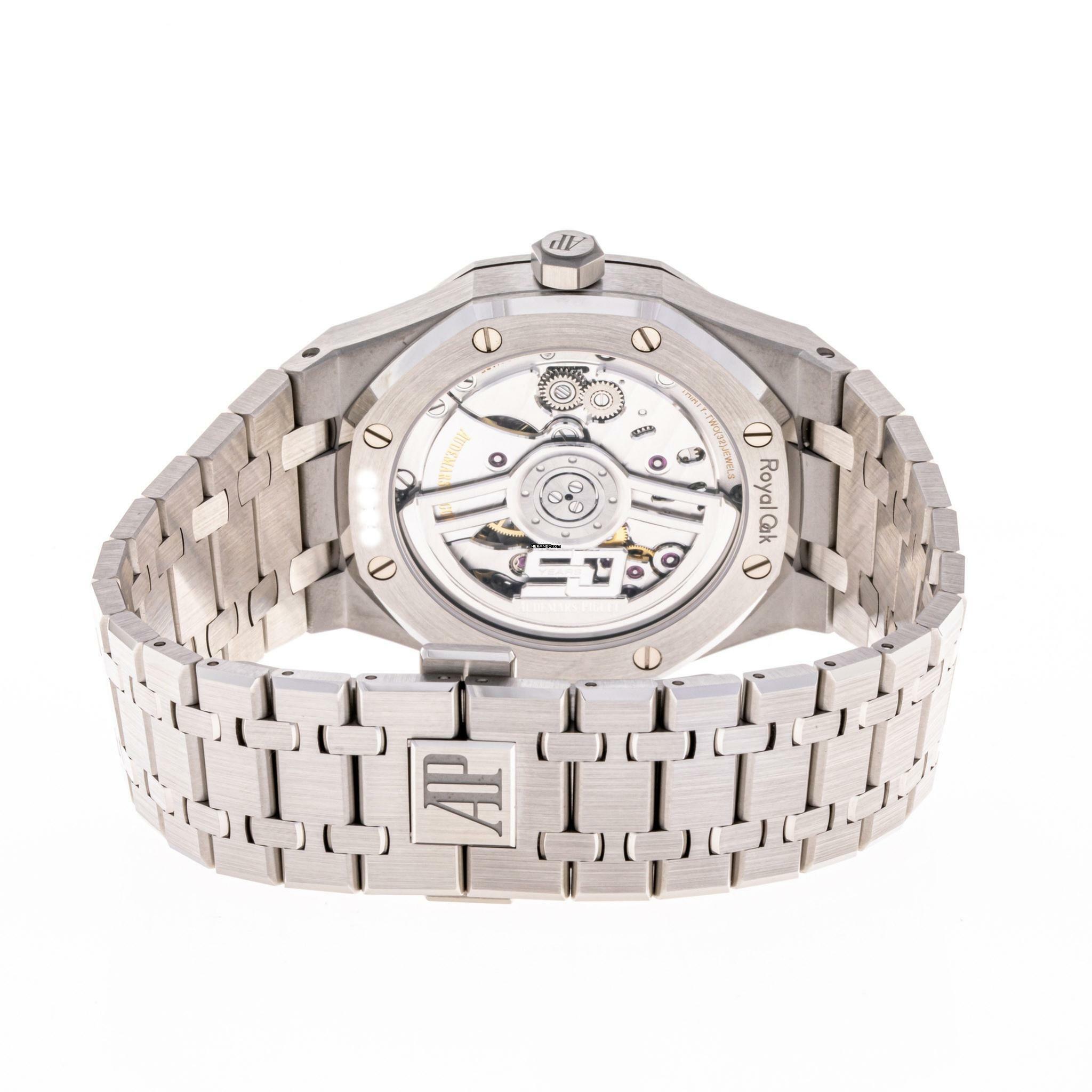 Thumbnail von Audemars Piguet Royal Oak 50th Anniversary 41 – 15510ST.OO.1320ST.03 – like NEW – 2022 Full Set