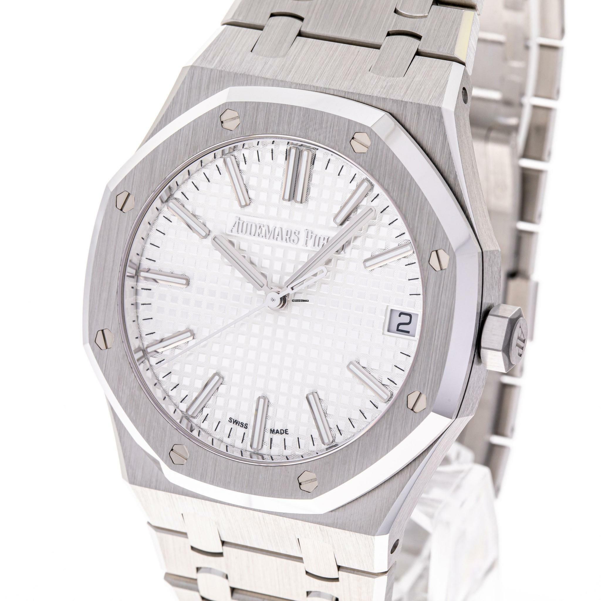 Thumbnail von Audemars Piguet Royal Oak 50th Anniversary 41 – 15510ST.OO.1320ST.03 – like NEW – 2022 Full Set