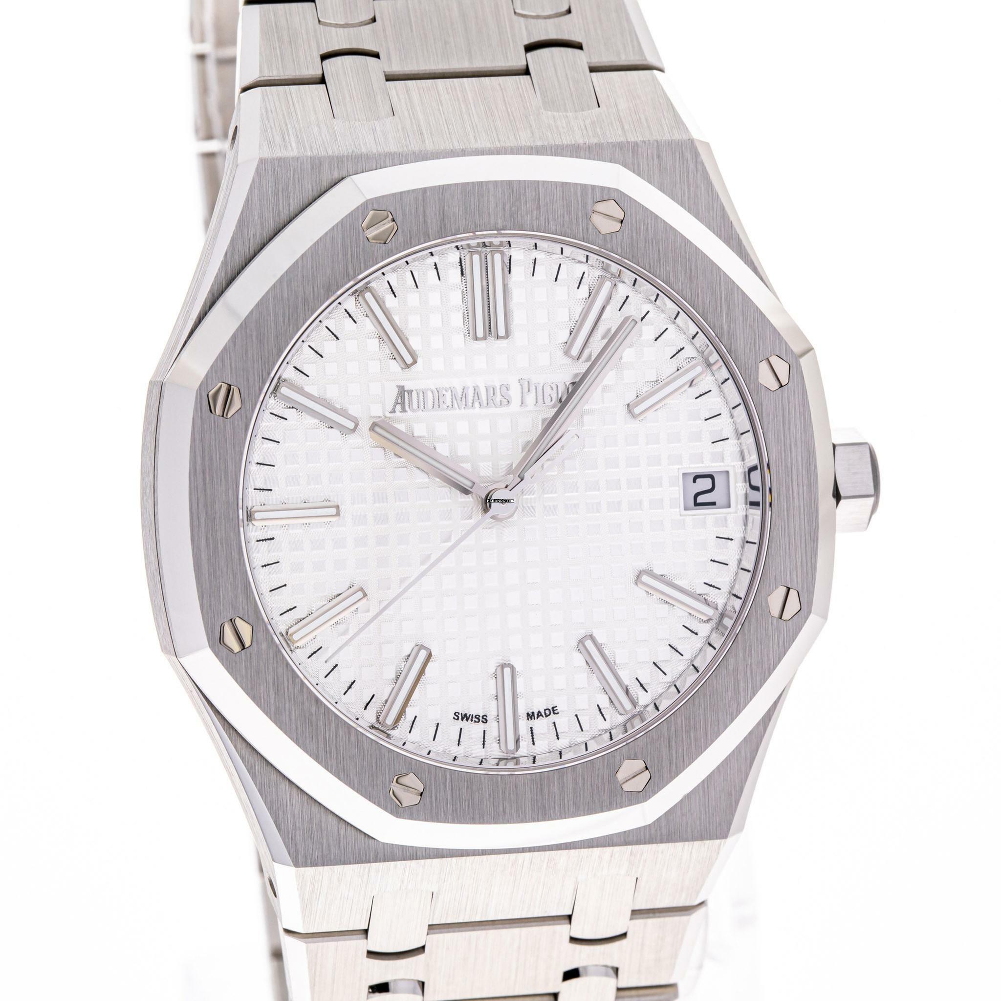 Thumbnail von Audemars Piguet Royal Oak 50th Anniversary 41 – 15510ST.OO.1320ST.03 – like NEW – 2022 Full Set