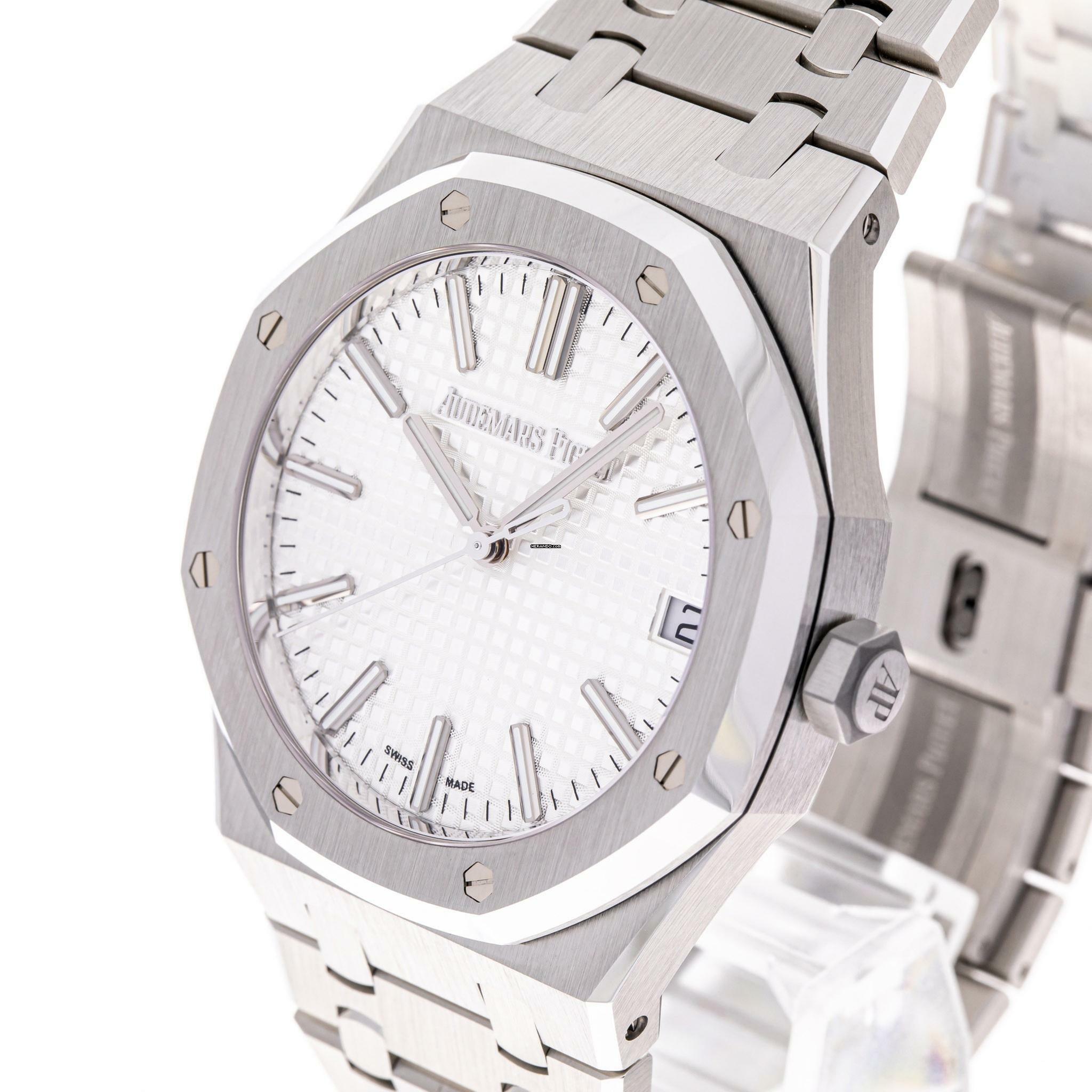 Thumbnail von Audemars Piguet Royal Oak 50th Anniversary 41 – 15510ST.OO.1320ST.03 – like NEW – 2022 Full Set