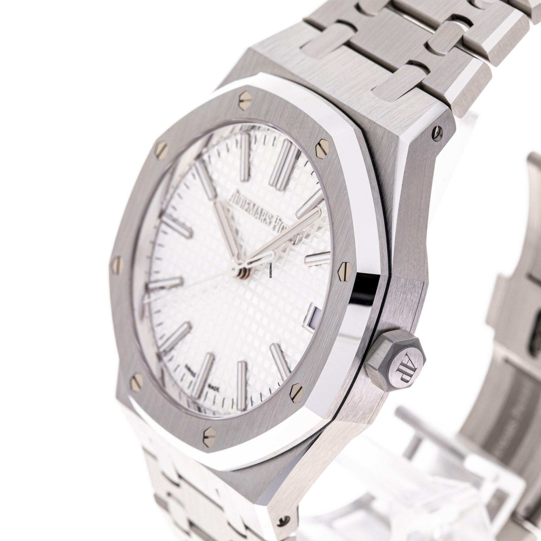 Thumbnail von Audemars Piguet Royal Oak 50th Anniversary 41 – 15510ST.OO.1320ST.03 – like NEW – 2022 Full Set