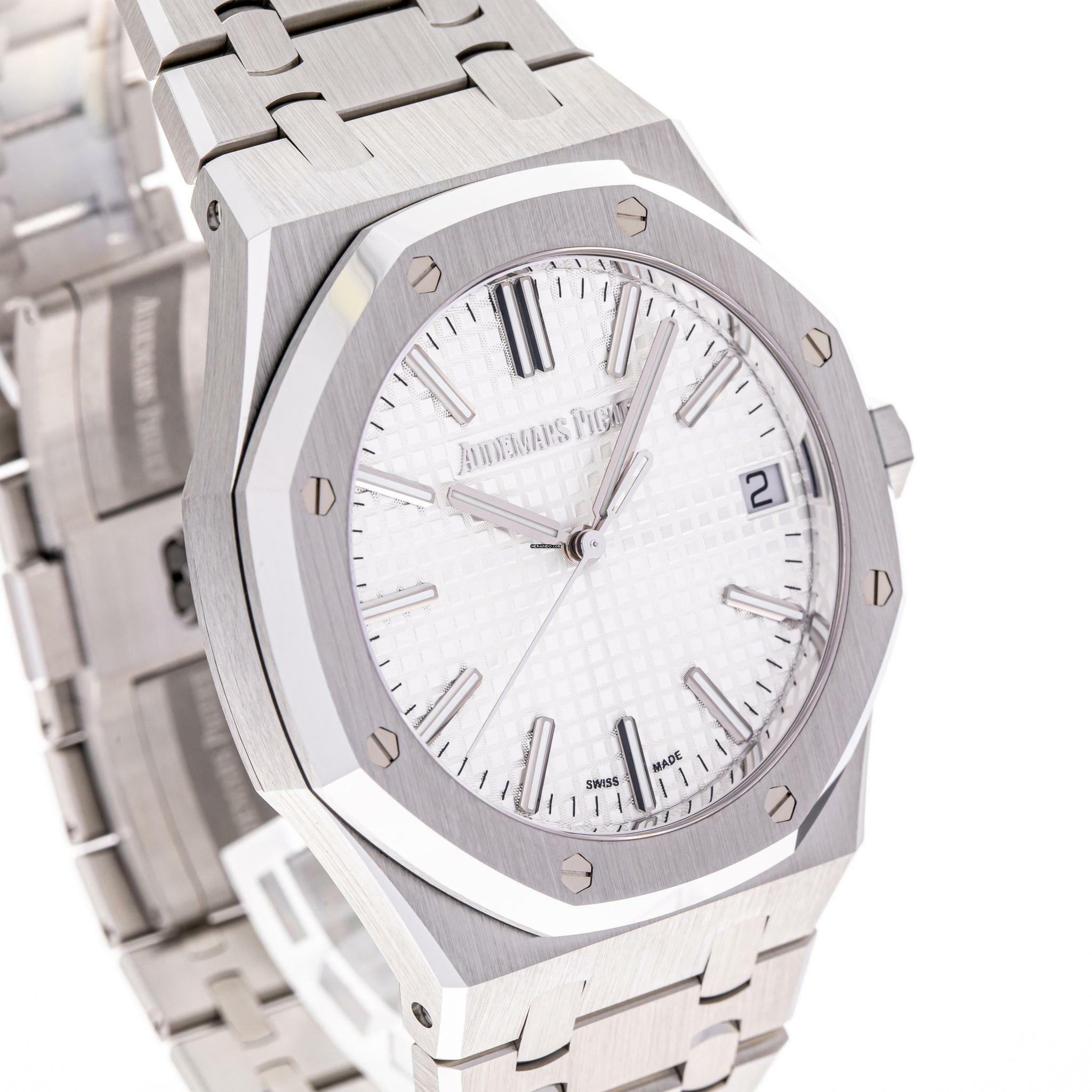 Thumbnail von Audemars Piguet Royal Oak 50th Anniversary 41 – 15510ST.OO.1320ST.03 – like NEW – 2022 Full Set