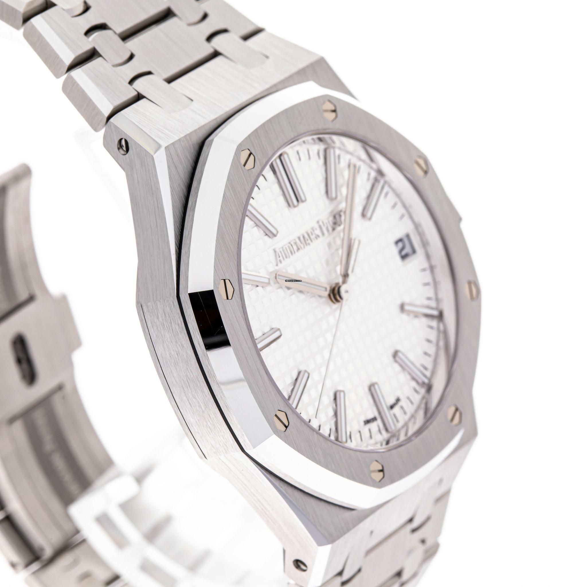 Thumbnail von Audemars Piguet Royal Oak 50th Anniversary 41 – 15510ST.OO.1320ST.03 – like NEW – 2022 Full Set