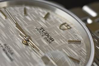 Thumbnail von Tudor Prince Date 74034 NOS / UNGETRAGEN - Silver Linen Dial - Full Set