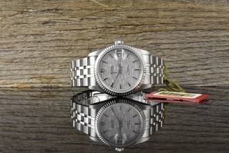 Thumbnail von Tudor Prince Date 74034 NOS / UNGETRAGEN - Silver Linen Dial - Full Set