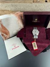 Thumbnail von Tudor Prince Date 74034 NOS / UNGETRAGEN - Silver Linen Dial - Full Set