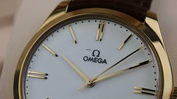 Thumbnail von Omega De Ville Trésor Master Co-axial Yellow Gold - Brown Leather - like New - Fullset - 08/2025