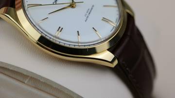 Thumbnail von Omega De Ville Trésor Master Co-axial Yellow Gold - Brown Leather - like New - Fullset - 08/2025