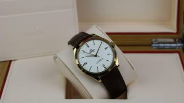 Thumbnail von Omega De Ville Trésor Master Co-axial Yellow Gold - Brown Leather - like New - Fullset - 08/2025