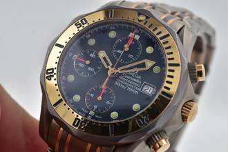 Thumbnail von Omega Seamaster Diver 300 M Professional Chronograph Titan / 18k Gold 2297.80
