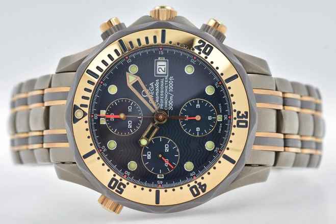  Omega Seamaster Diver 300 M Professional Chronograph Titan / 18k Gold 2297.80 