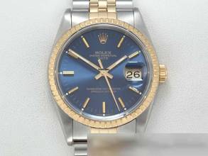 Thumbnail von Rolex Oyster Perpetual Date Stahl Gelbgold 750 Automatik 34 Mm 15223 Gold Medium