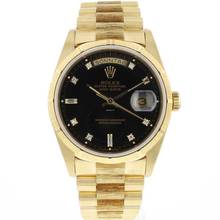 Thumbnail von Rolex Day-Date 36 Yellow Gold Bark Finish Diamonds