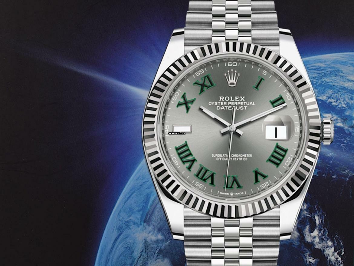  Rolex Datejust 41 Ii 41mm 126334 Wimbledon Jubilee New 