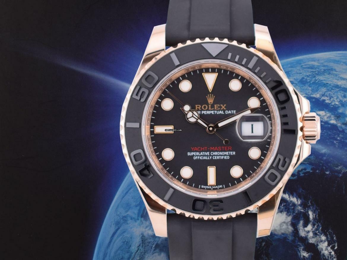  Rolex Yacht-Master 40 116655 Rose Gold Like New Full Set 