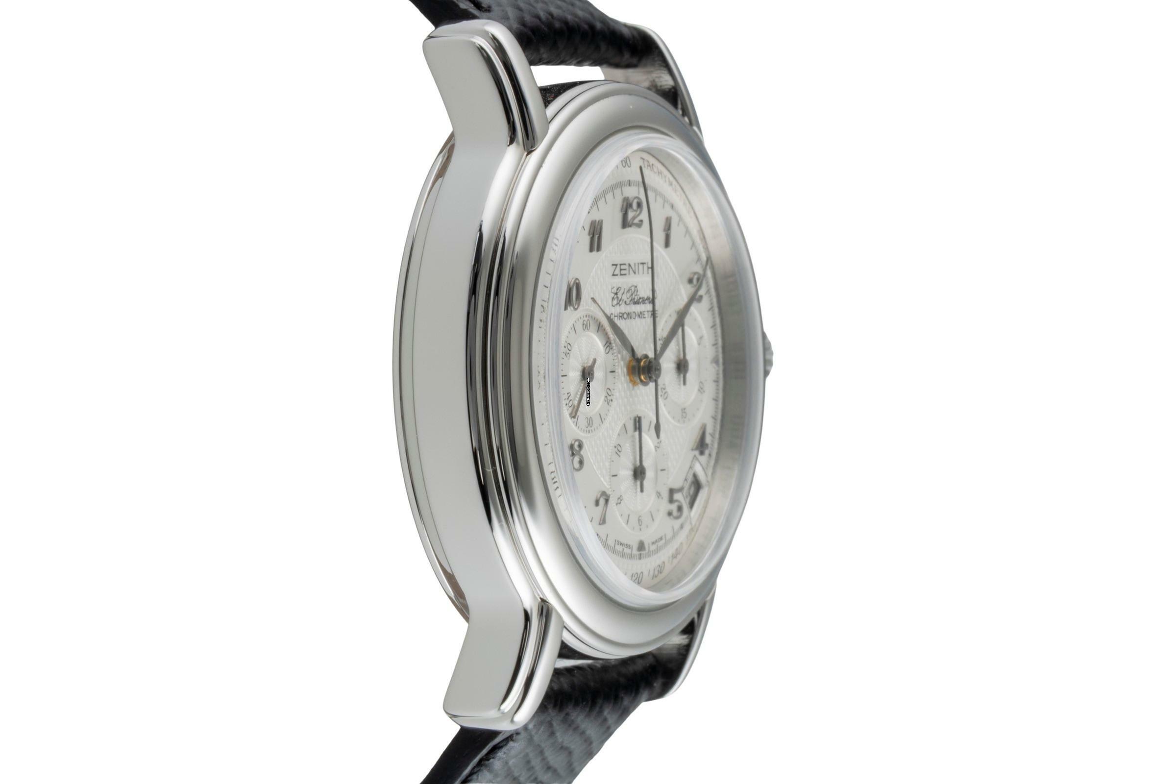 Thumbnail von Zenith El Primero Chronograph Stahl Automatik Herrenuhr Ref. 14/01.0240.400