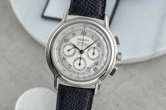 Thumbnail von Zenith El Primero Chronograph Stahl Automatik Herrenuhr Ref. 14/01.0240.400